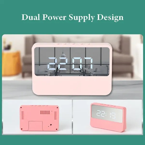 LED Mirror Clock