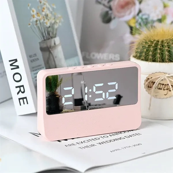 LED Mirror Clock