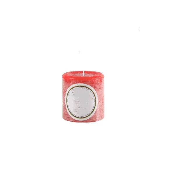 Romantic Pillar Candle - Soy Wax & Essential Oil Aroma