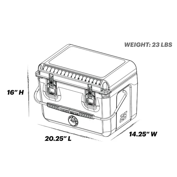 WYLD Gear 25 Quart Freedom Series Cooler