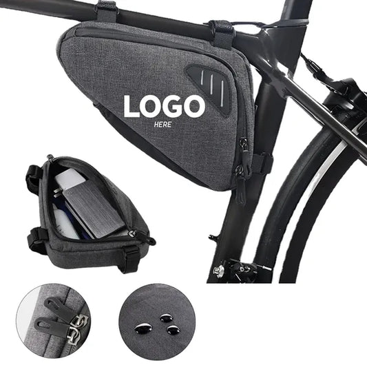 Waterproof Bicycle Frame Bag with Reflective Triangle
