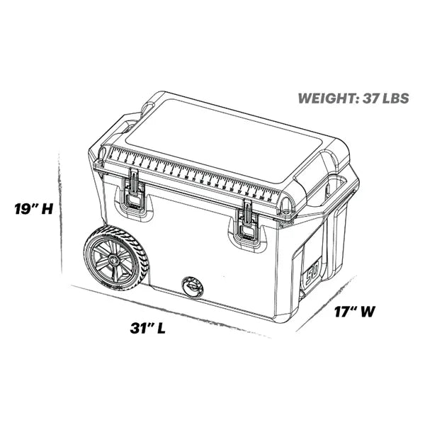 WYLD Gear 50 Quart Freedom Series Cooler