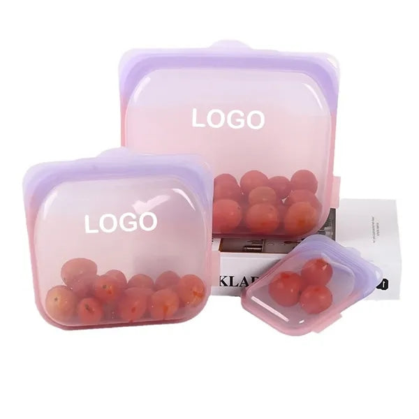Gradient Color Silicone Food Storage Bag