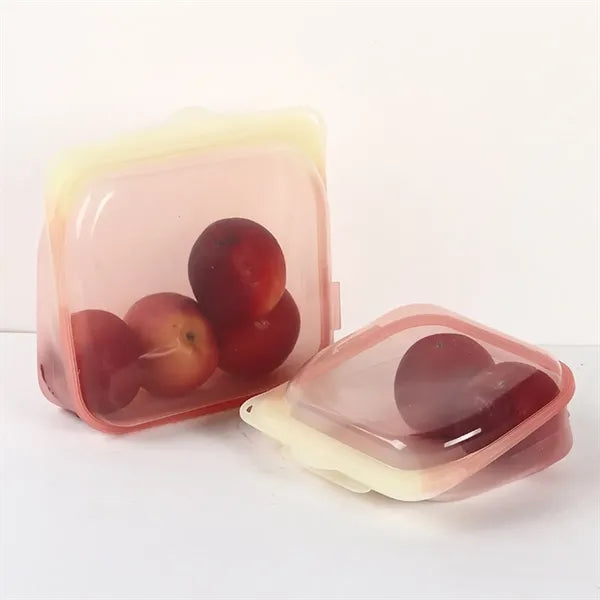 Gradient Color Silicone Food Storage Bag