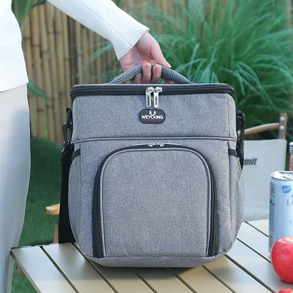 Double Layer Thermal Insulation Picnic Portable Lunch Bags