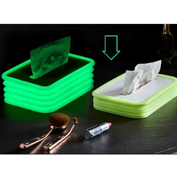 Silicone Folding Luminous Tissue Box