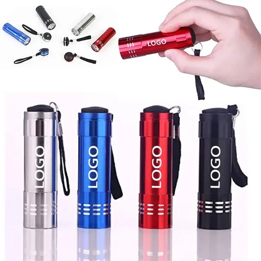 9 LED Aluminum Mini Flashlight