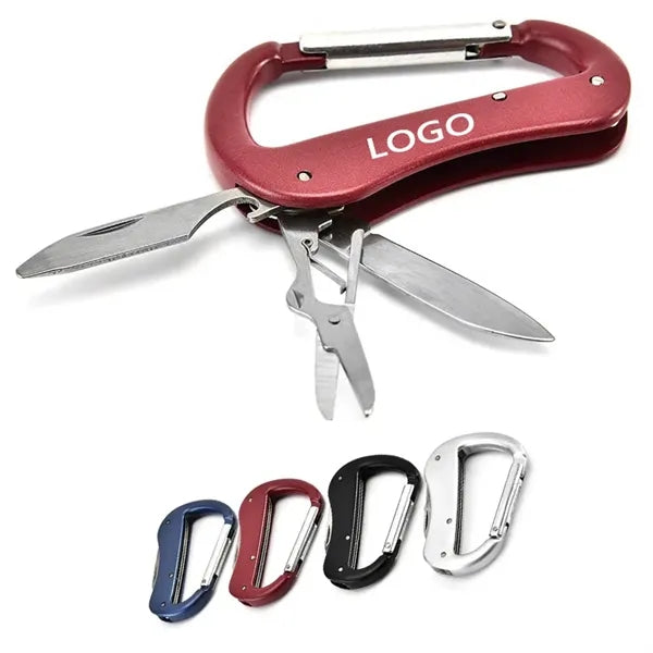 Multitool Carabiner Keychain