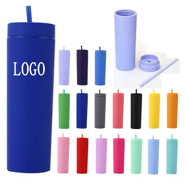 16oz Double Wall Skinny Tumblers
