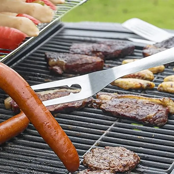 Outdoor Stainless Steel BBQ Tool Set W/ Canvas Bag