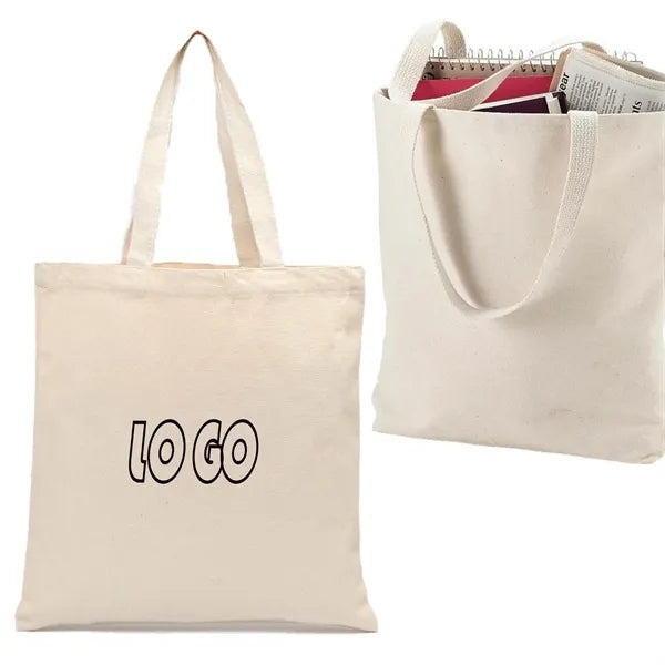 12 Oz Economy Cotton Canvas Tote Bag
