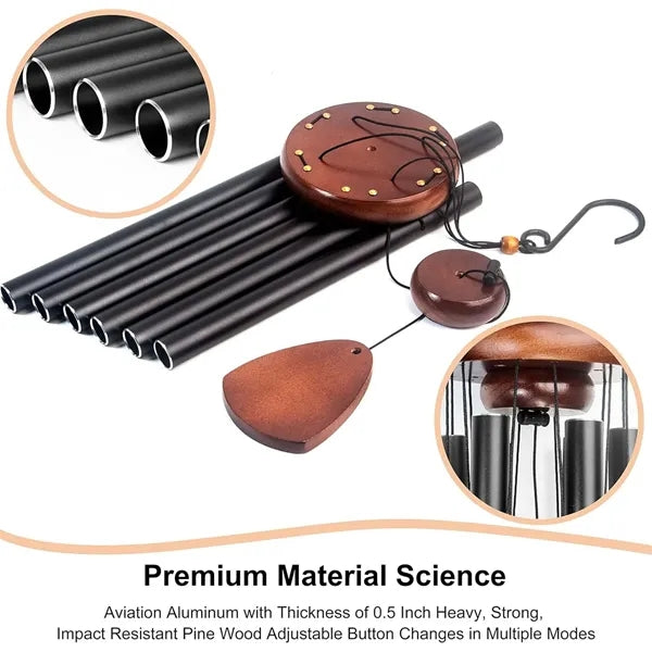 Aluminum Tubes Wooden Wind Chimes