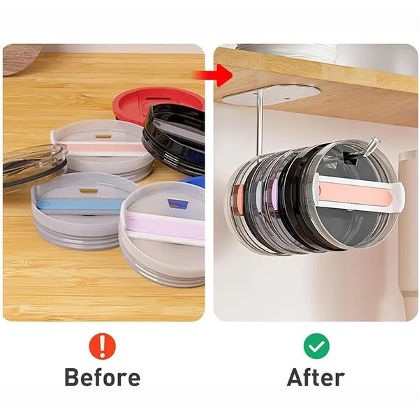 Tumbler and Cup Lid Organizer