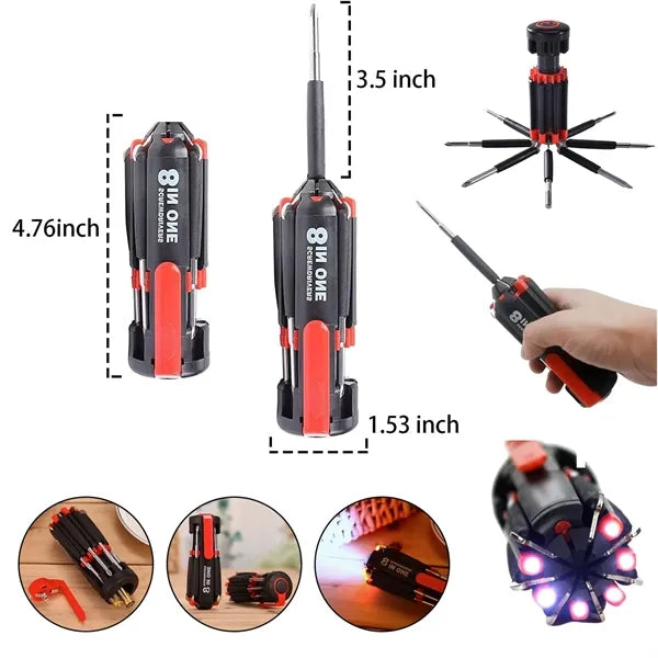 8-In-1 Multifunctional Screwdriver