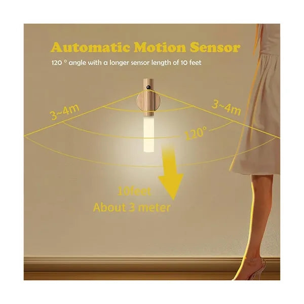 Wooden Motion Sensor Night Lights