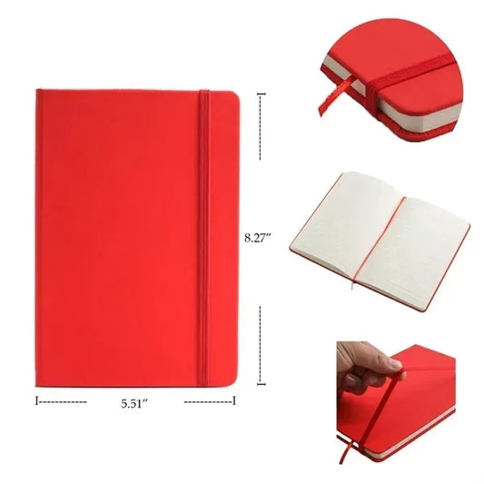 A5 Strap Softcover Classic College Ruled Notebook