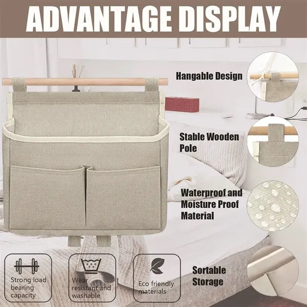 Foldable Cotton Wall Organizer Hanging