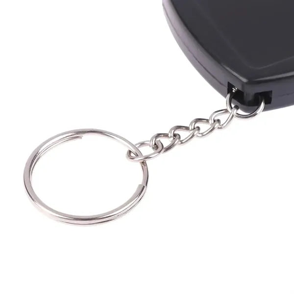 Keychain with Mini Steel Tape Measure