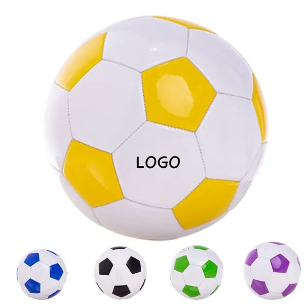 6" Pu Machine-Stitched Children'S Soccer Ball