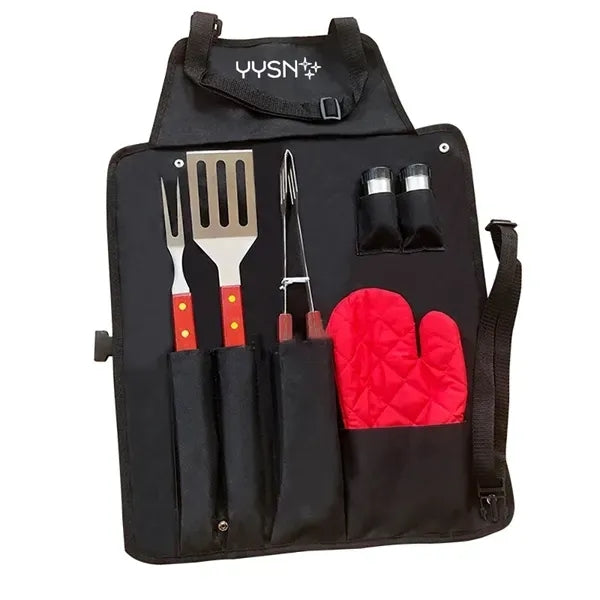 7 Pieces BBQ Apron Set