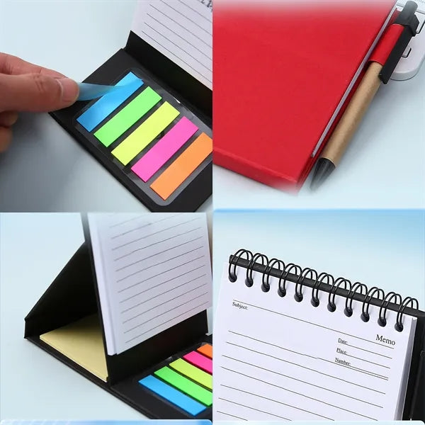 Upright Graph Paper Spiral Notepad