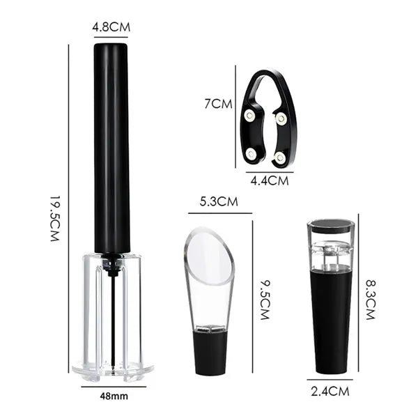 Air Pump Wine Opener Set