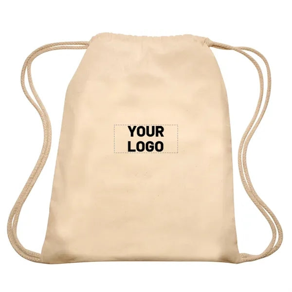 Eco-Friendly Cotton Drawstring Backpack