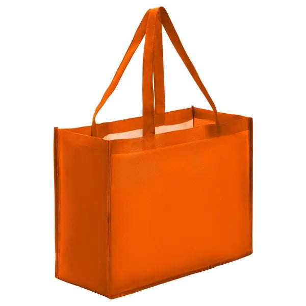 Sublimated PET Non-Woven Shopping Tote Bag Gusset 16"x12"x6"