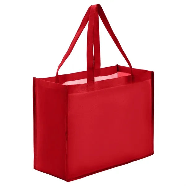 Sublimated PET Non-Woven Shopping Tote Bag Gusset 16"x12"x6"