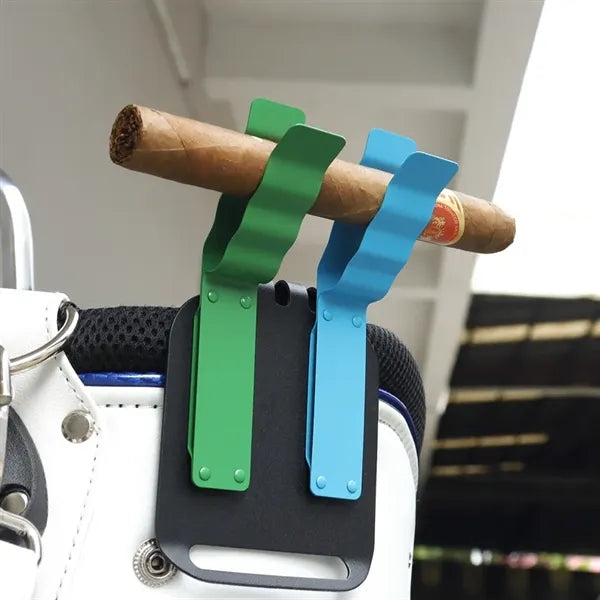 Portable V-shape Magnetic Cigar Holder Clip