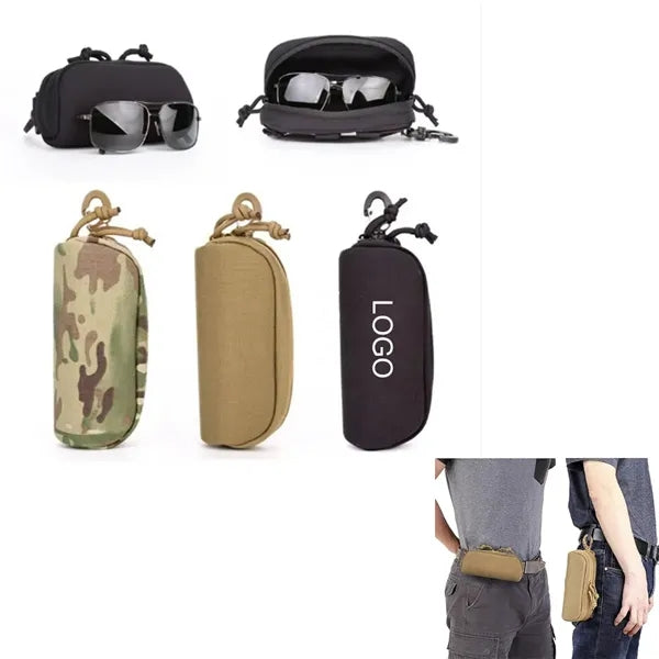 Tactical Glasses Case Molle Sunglasses Pouch