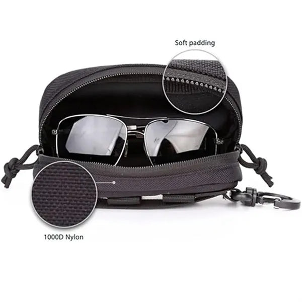 Tactical Glasses Case Molle Sunglasses Pouch