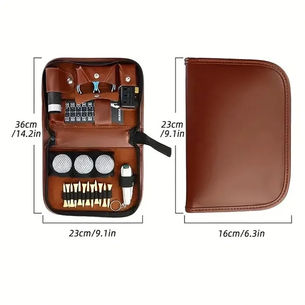 Portable Pu Golf Tool Kit Pouch