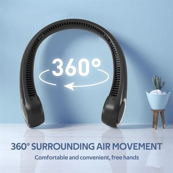 4000mAh Rechargeable Portable Neck Fan
