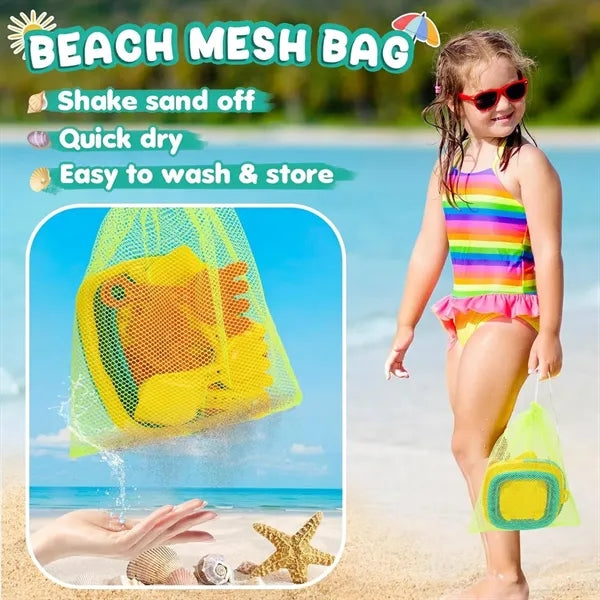 Plastic Beach Sand Shovel and Pail