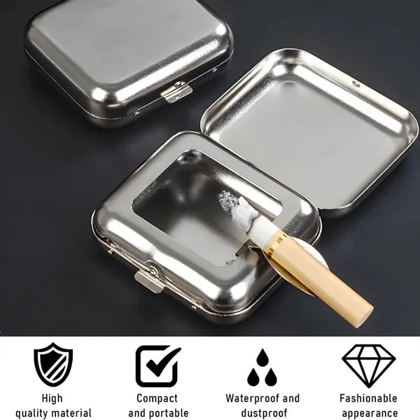 Mini Stainless Steel Portable Ashtray