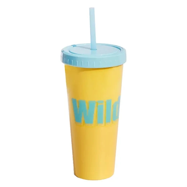 Straw Large Capacity Square Mug 50 MOQ