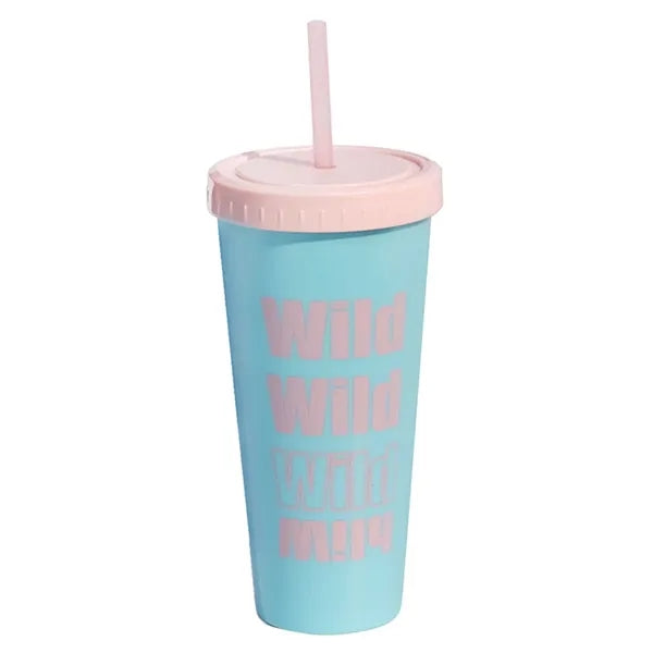 Straw Large Capacity Square Mug 50 MOQ