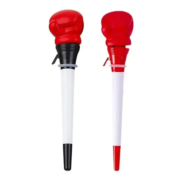 Red Pop Top Boxing Glove Ballpoint Pen