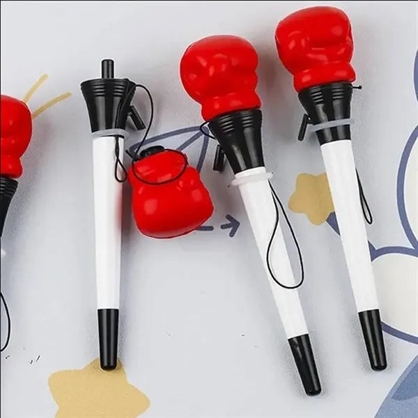 Red Pop Top Boxing Glove Ballpoint Pen