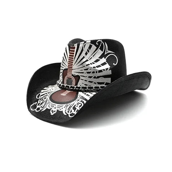 Viscose Cowboy Hat w/ Classic Retro Summer Sun Protection