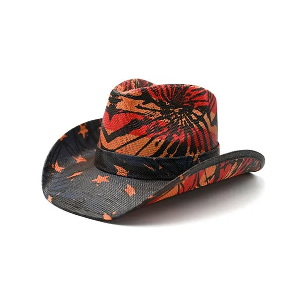 Viscose Cowboy Hat w/ Classic Retro Summer Sun Protection