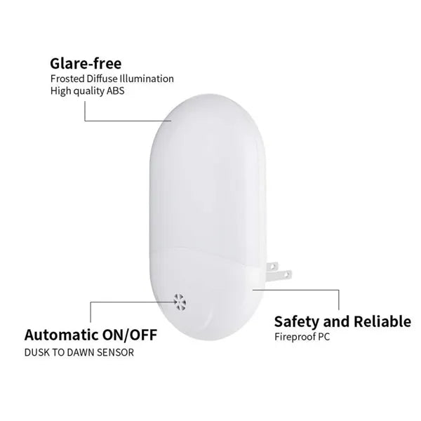 Motion Sensor Plug-in Night Light