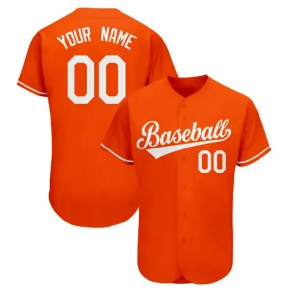 Button-up Baseball Jersey (Full-color Dye Sublima