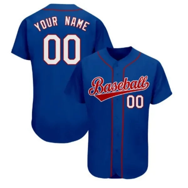 Button-up Baseball Jersey (Full-color Dye Sublima