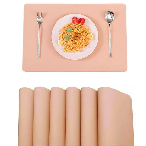Leather Table Mats Heat Restaurants Kitchen Outdoor Placemat