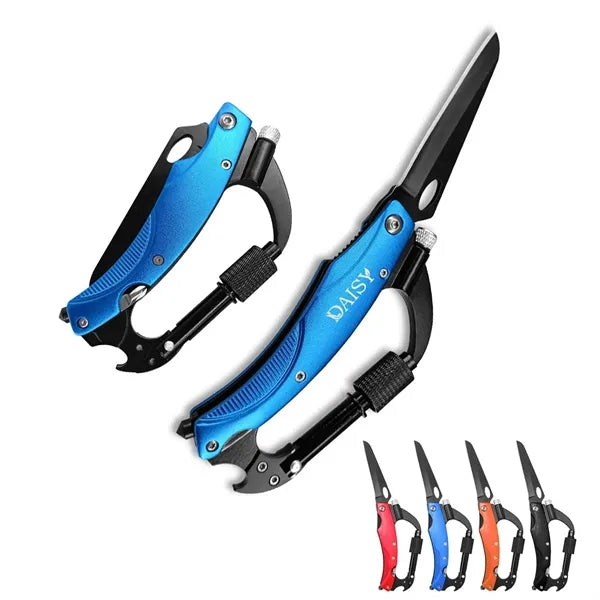 Multifunction Carabiner w/ Knife