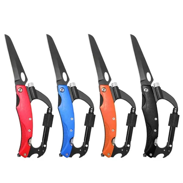 Multifunction Carabiner w/ Knife