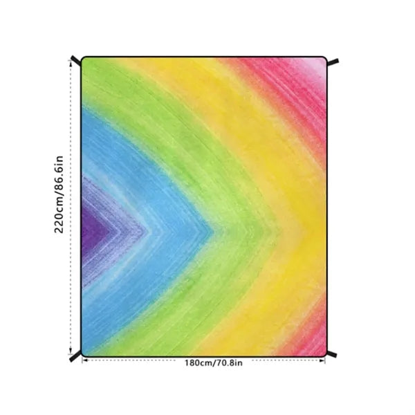 Microfber Sand Free Bohemian Beach Blanket Mat