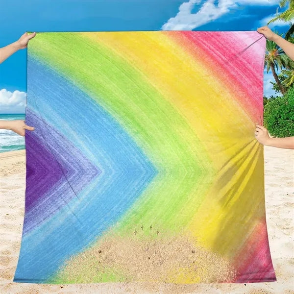Microfber Sand Free Bohemian Beach Blanket Mat